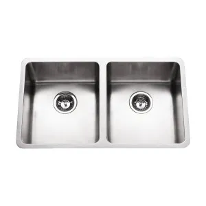 Arial Double Sink NTH 760X440 Stainless Steel by BUK, a Kitchen Sinks for sale on Style Sourcebook