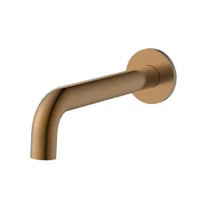 Misha Bath/Basin Outlet Curved 200 Brushed Copper by Haus25, a Bathroom Taps & Mixers for sale on Style Sourcebook