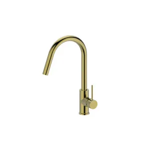 Misha Pull Out/Pull Down Sink Mixer 227 Brushed Gold by Haus25, a Kitchen Taps & Mixers for sale on Style Sourcebook