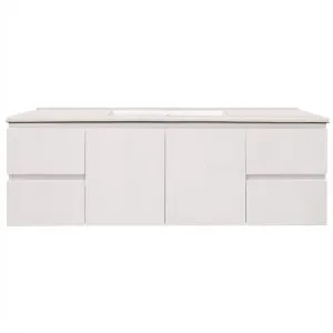 Goulburn 1200 Vanity Wall Hung Doors & Drawers with Ceramic Basin Top by Duraplex, a Vanities for sale on Style Sourcebook