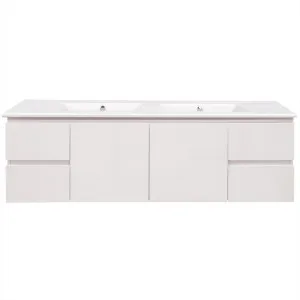 Goulburn 1500 Vanity Wall Hung Doors & Drawers with Ceramic Basin Top by Duraplex, a Vanities for sale on Style Sourcebook