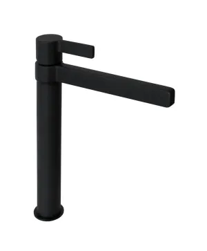 Martini Vessel Basin Mixer Matte Black by Jamie J, a Bathroom Taps & Mixers for sale on Style Sourcebook