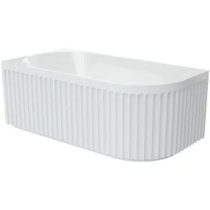 Eleanor Corner Right Acrylic 1500 Gloss White by Fienza, a Bathtubs for sale on Style Sourcebook