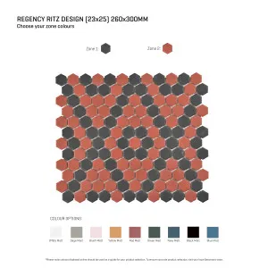 Regency Ritz Multicolour Textured Mosaic Tile by Beaumont Tiles, a Outdoor Tiles & Pavers for sale on Style Sourcebook
