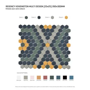 Regency Kensington Multicolour Textured Mosaic Tile by Beaumont Tiles, a Outdoor Tiles & Pavers for sale on Style Sourcebook
