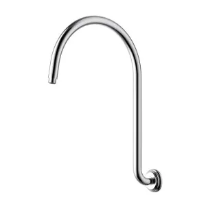 Clasico Shower Arm Upswept 450 Chrome by Ikon, a Shower Heads & Mixers for sale on Style Sourcebook