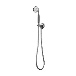Clasico Handshower On Elbow Brushed Nickel by Ikon, a Shower Heads & Mixers for sale on Style Sourcebook