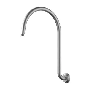 Clasico Shower Arm Upswep 450 Brushed Nickel by Ikon, a Shower Heads & Mixers for sale on Style Sourcebook