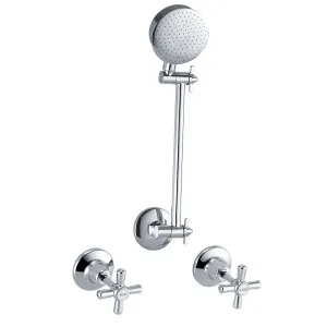 Arial 3 Piece Shower Set Chorme by BEAUMONTS, a Shower Heads & Mixers for sale on Style Sourcebook