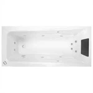 Merrica Spa Bath Acrylic 1525 12 Jets Gloss White by decina, a Bathtubs for sale on Style Sourcebook