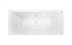 Elbrus Spa Bath Acrylic 1800 12 Jets Gloss White by decina, a Bathtubs for sale on Style Sourcebook