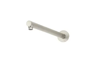 Round Wall Shower Arm 400 Brushed Nickel by Meir, a Shower Heads & Mixers for sale on Style Sourcebook