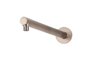 Round Wall Shower Arm 400 Champagne by Meir, a Shower Heads & Mixers for sale on Style Sourcebook