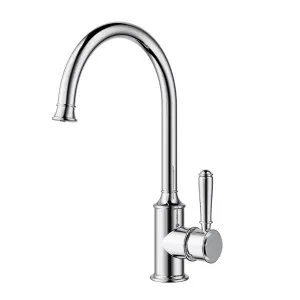 Clasico Gooseneck Sink  Mixer Chrome by Ikon, a Kitchen Taps & Mixers for sale on Style Sourcebook