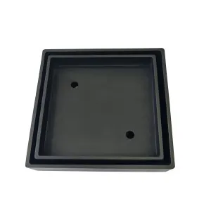 KFG Grate Matt Black 115x115x45 by Beaumont Tiles, a Shower Grates & Drains for sale on Style Sourcebook