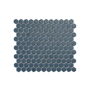 Regency Hexagon Blue Textured Mosaic Tile by Beaumont Tiles, a Outdoor Tiles & Pavers for sale on Style Sourcebook