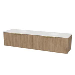 Elwood Vanity Wall Hung 1800 Double WG Basins SilkSurface UC Top by Timberline, a Vanities for sale on Style Sourcebook
