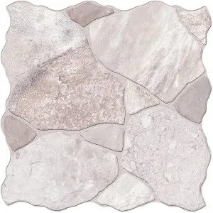 Step Stone CrazyPave Ashen Embossed Textured Tile by Beaumont Tiles, a Outdoor Tiles & Pavers for sale on Style Sourcebook