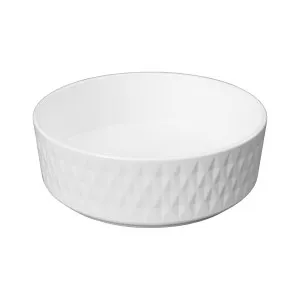 Diamond Vessel Basin 360x360 Gloss White by Timberline, a Basins for sale on Style Sourcebook