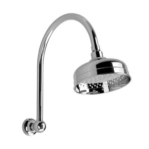 Cromford High-Rise Shower Arm & Rose Chrome by PHOENIX, a Shower Heads & Mixers for sale on Style Sourcebook