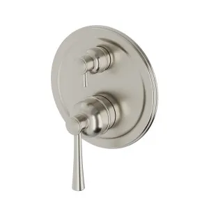 Cromford SwitchMix Shower/Bath Diverter Mixer Trim Kit Brushed Nickel by PHOENIX, a Bathroom Taps & Mixers for sale on Style Sourcebook
