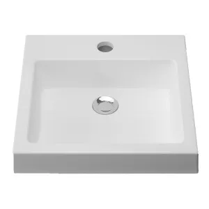 Cove Semi Inset Basin 1TH 460x465 Gloss White by Timberline, a Basins for sale on Style Sourcebook