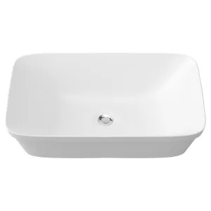 George Semi Inset Basin 600x375 Matte White by Timberline, a Basins for sale on Style Sourcebook