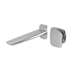 Nuage Wall Basin/Bath Mixer Set 200 Chrome by PHOENIX, a Bathroom Taps & Mixers for sale on Style Sourcebook