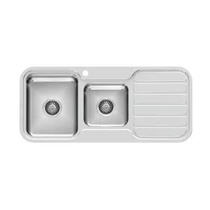 Phoenix 1000 1-3/4 L/H Bowl Sink W/-Drainer 1TH Stainless Steel by PHOENIX, a Kitchen Sinks for sale on Style Sourcebook