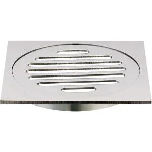 Haus 25 Grate Sq 110x110x100mm Brushed Nickel by Haus25, a Shower Grates & Drains for sale on Style Sourcebook