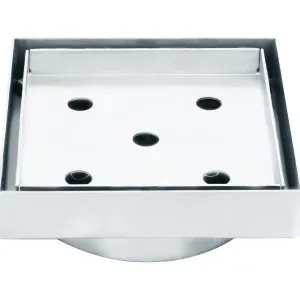 Haus 25 Tile Insert 110x110x100mm Chrome by Haus25, a Shower Grates & Drains for sale on Style Sourcebook