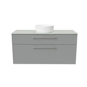 Clare Vanity Wall Hung 1200 Centre WG Basin Thin SilkSurface AC Top by Timberline, a Vanities for sale on Style Sourcebook