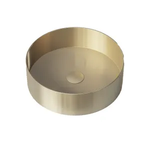Luxe Vessel Basin 360x360 Brushed Gold by Timberline, a Basins for sale on Style Sourcebook