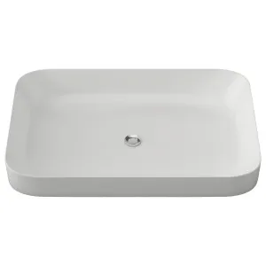 Rome Vessel Basin 600x380 Gloss White by Timberline, a Basins for sale on Style Sourcebook