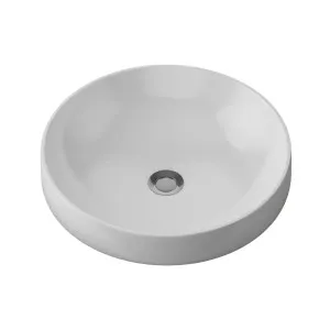 Radius Semi Inset Basin 400x400 Gloss White by Timberline, a Basins for sale on Style Sourcebook