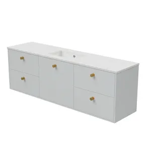 Noosa Vanity Wall Hung 1800 Centre WG Basin SilkSurface UC Top by Timberline, a Vanities for sale on Style Sourcebook