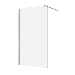 Suttor Single Entry Screen Frameless 1160X2000 BrushedNickel by decina, a Shower Screens & Enclosures for sale on Style Sourcebook