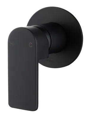 Flores Wall/Shower Mixer Matte Black by Ikon, a Shower Heads & Mixers for sale on Style Sourcebook