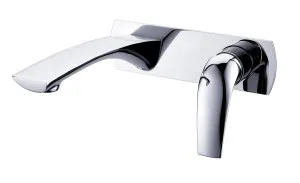 Keeto Wall Basin Set Curved 240 Chrome by Fienza, a Bathroom Taps & Mixers for sale on Style Sourcebook