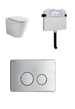 Java In-wall FS Suite S&P Round Metal Chrome Button by Zumi, a Toilets & Bidets for sale on Style Sourcebook