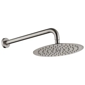 Kaya Overhead Wall Shower Straight 350 Brushed Nickel by Fienza, a Shower Heads & Mixers for sale on Style Sourcebook