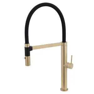 Kaya Sink Mixer Pull Out/Pull Down Gooseneck 231 Urban Brass by Fienza, a Kitchen Taps & Mixers for sale on Style Sourcebook