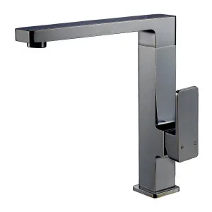 Ceram Sink Mixer Square Neck 196 Matte Black by Ikon, a Kitchen Taps & Mixers for sale on Style Sourcebook