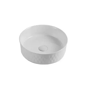 Florencia Diamond Vessel Basin NTH Ceramic 360 Gloss White by decina, a Basins for sale on Style Sourcebook