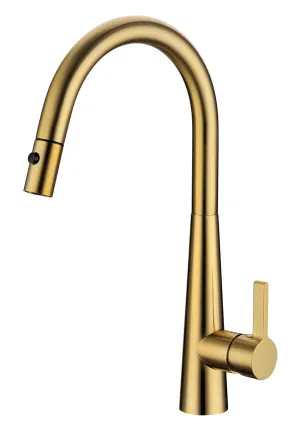 Luxa Sink Mixer Pull Out/Pull Down 223 Brushed Gold by ACL, a Kitchen Taps & Mixers for sale on Style Sourcebook