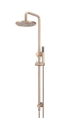 Round Twin Shower 200 Champagne by Meir, a Shower Heads & Mixers for sale on Style Sourcebook