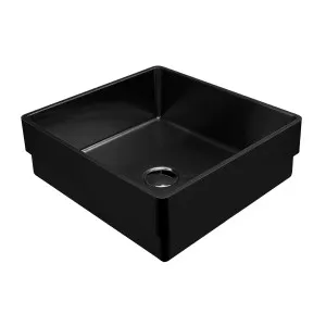 Milan Vessel Basin NTH Stainless Steel 400X370 Brushed Black by Oliveri, a Basins for sale on Style Sourcebook