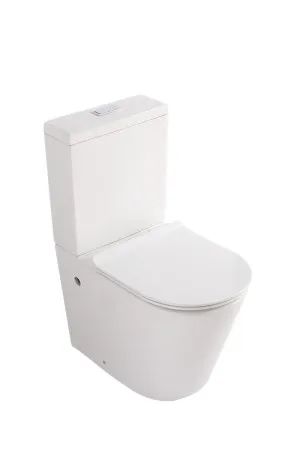 Sandra Rimless Back To Wall Toilet Suite S&P Trap Gloss White by Zumi, a Toilets & Bidets for sale on Style Sourcebook