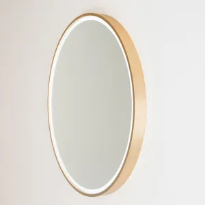 Sphere LED Mirror 810 Brushed Rose Gold by Remer, a Illuminated Mirrors for sale on Style Sourcebook