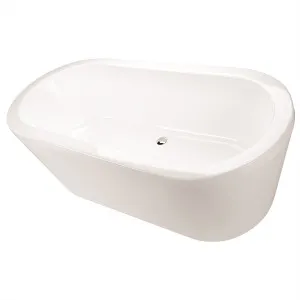 Denham Free Standing Bath Acrylic 1500 Gloss White by decina, a Bathtubs for sale on Style Sourcebook